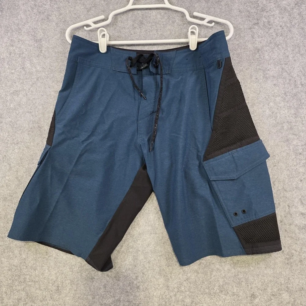 Pelagic Swim Trunks Mens 30 Blue FX 90‎ Tactical Board Shorts Offshore Fishing